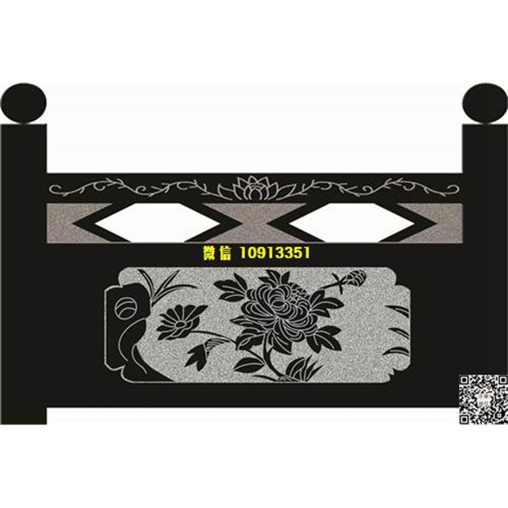 精雕图188菊花栏板精雕图线雕图线条图单线铣底图_电脑雕刻plt文泰矢量图精雕图浮雕图